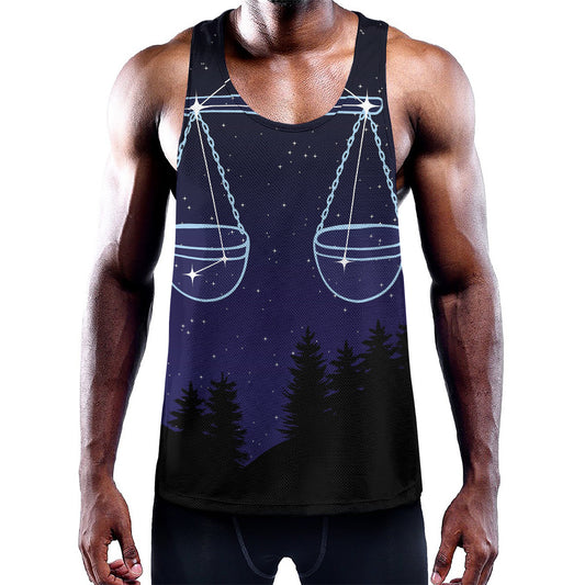 Libra Constellation Print Training Tank Top