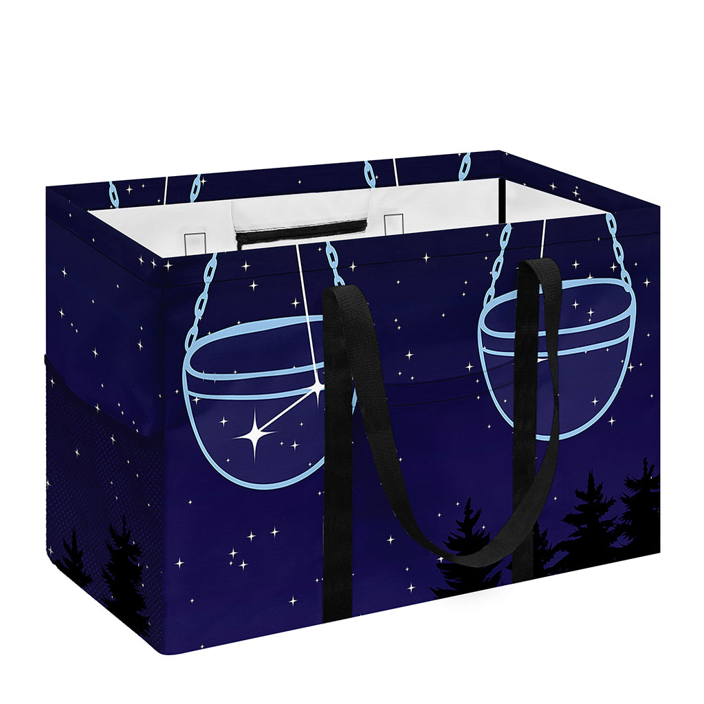 Libra Constellation Print Utility Tote Bag