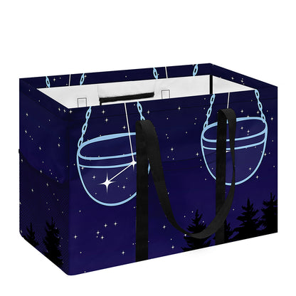 Libra Constellation Print Utility Tote Bag