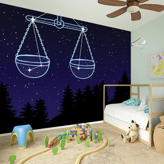 Libra Constellation Print Wall Sticker