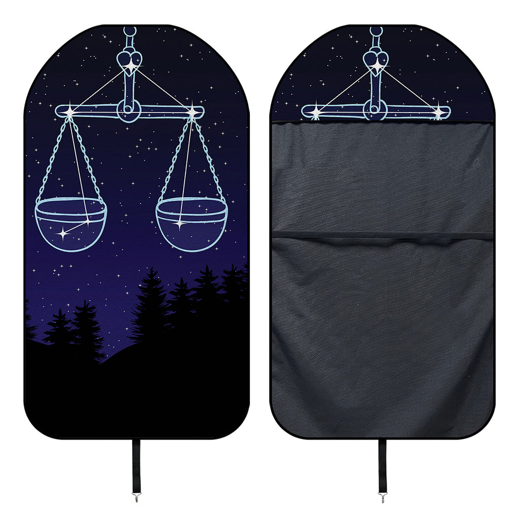Libra Constellation Print Waterproof Car Seat Cover