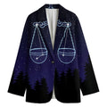 Libra Constellation Print Women's Blazer