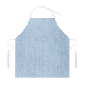Light Blue Denim Jeans Print Adjustable Apron