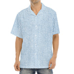Light Blue Denim Jeans Print Aloha Shirt