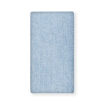 Light Blue Denim Jeans Print Baby Crib Sheet