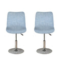 Light Blue Denim Jeans Print Bar Stool Covers