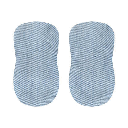 Light Blue Denim Jeans Print Bar Stool Covers