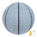 Light Blue Denim Jeans Print Basketball