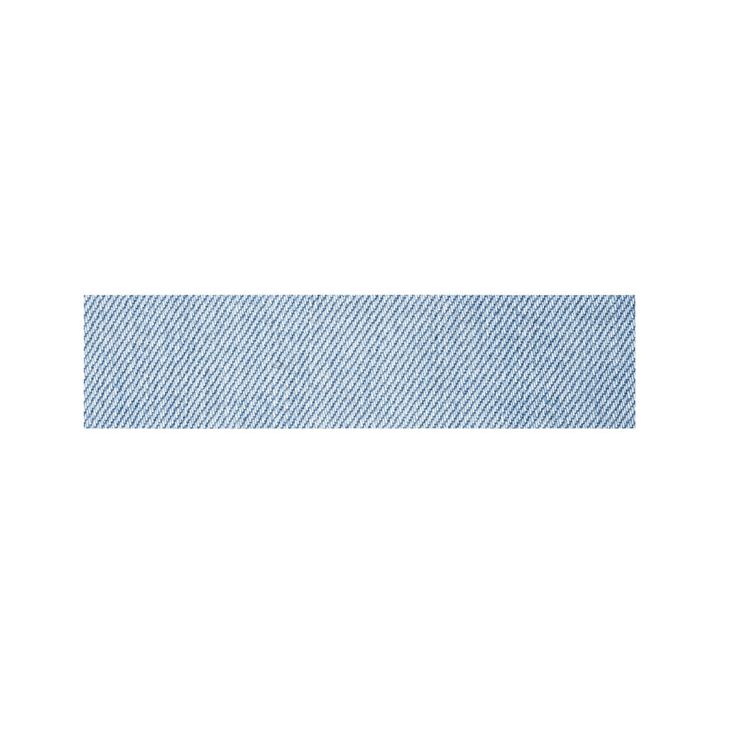 Light Blue Denim Jeans Print Bed Runner
