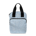 Light Blue Denim Jeans Print Bible Tote Bag