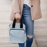 Light Blue Denim Jeans Print Bible Tote Bag