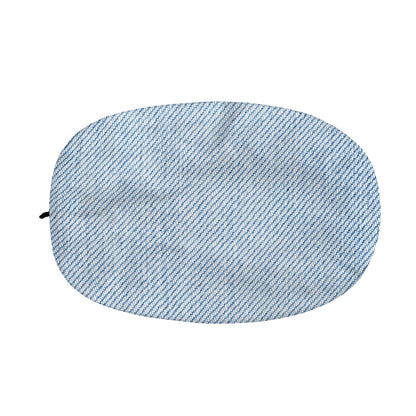 Light Blue Denim Jeans Print Car Side Mirror Covers