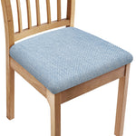 Light Blue Denim Jeans Print Chair Cushion Cover