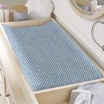 Light Blue Denim Jeans Print Changing Pad Cover