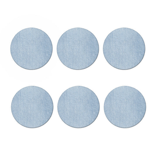 Light Blue Denim Jeans Print Coaster Set