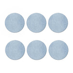 Light Blue Denim Jeans Print Coaster Set