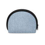 Light Blue Denim Jeans Print Coin Purse