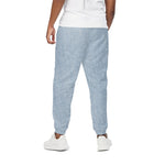 Light Blue Denim Jeans Print Cotton Pants