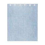 Light Blue Denim Jeans Print Curtain