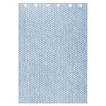 Light Blue Denim Jeans Print Curtain
