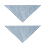 Light Blue Denim Jeans Print Dog Bandana