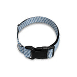Light Blue Denim Jeans Print Dog Collar