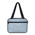 Light Blue Denim Jeans Print Double Strap Bible Bag