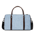 Light Blue Denim Jeans Print Duffel Bag