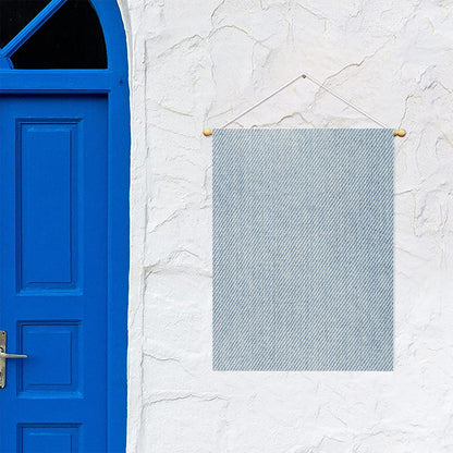 Light Blue Denim Jeans Print Garden Flag