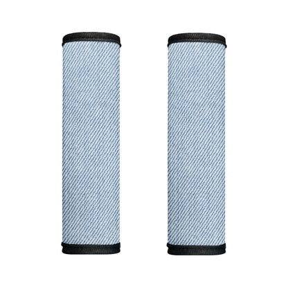 Light Blue Denim Jeans Print Handle Covers