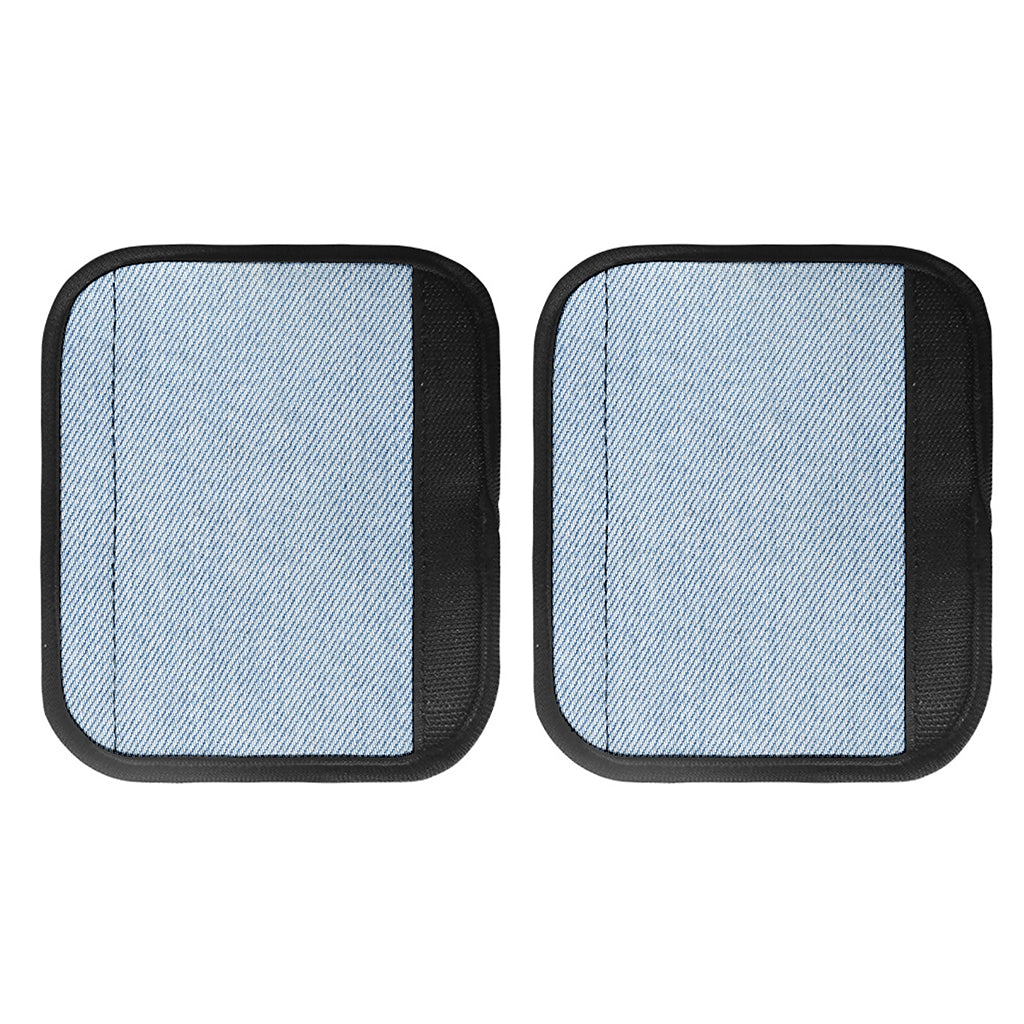 Light Blue Denim Jeans Print Handle Covers