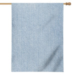 Light Blue Denim Jeans Print House Flag