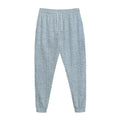 Light Blue Denim Jeans Print Jogger Pants