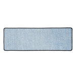 Light Blue Denim Jeans Print Long Kitchen Mat