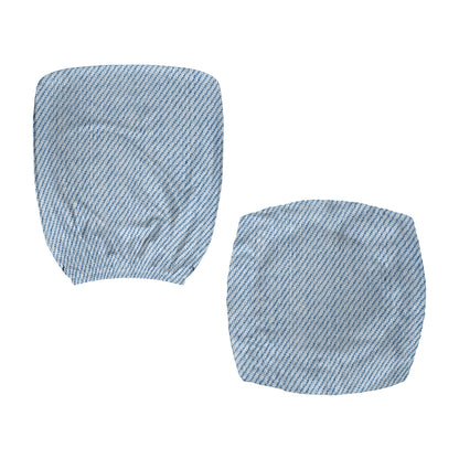 Light Blue Denim Jeans Print Office Chair Cover