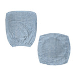 Light Blue Denim Jeans Print Office Chair Cover