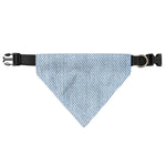 Light Blue Denim Jeans Print Over The Collar Dog Bandana