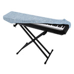 Light Blue Denim Jeans Print Piano Keyboard Cover