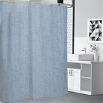 Light Blue Denim Jeans Print Shower Curtain