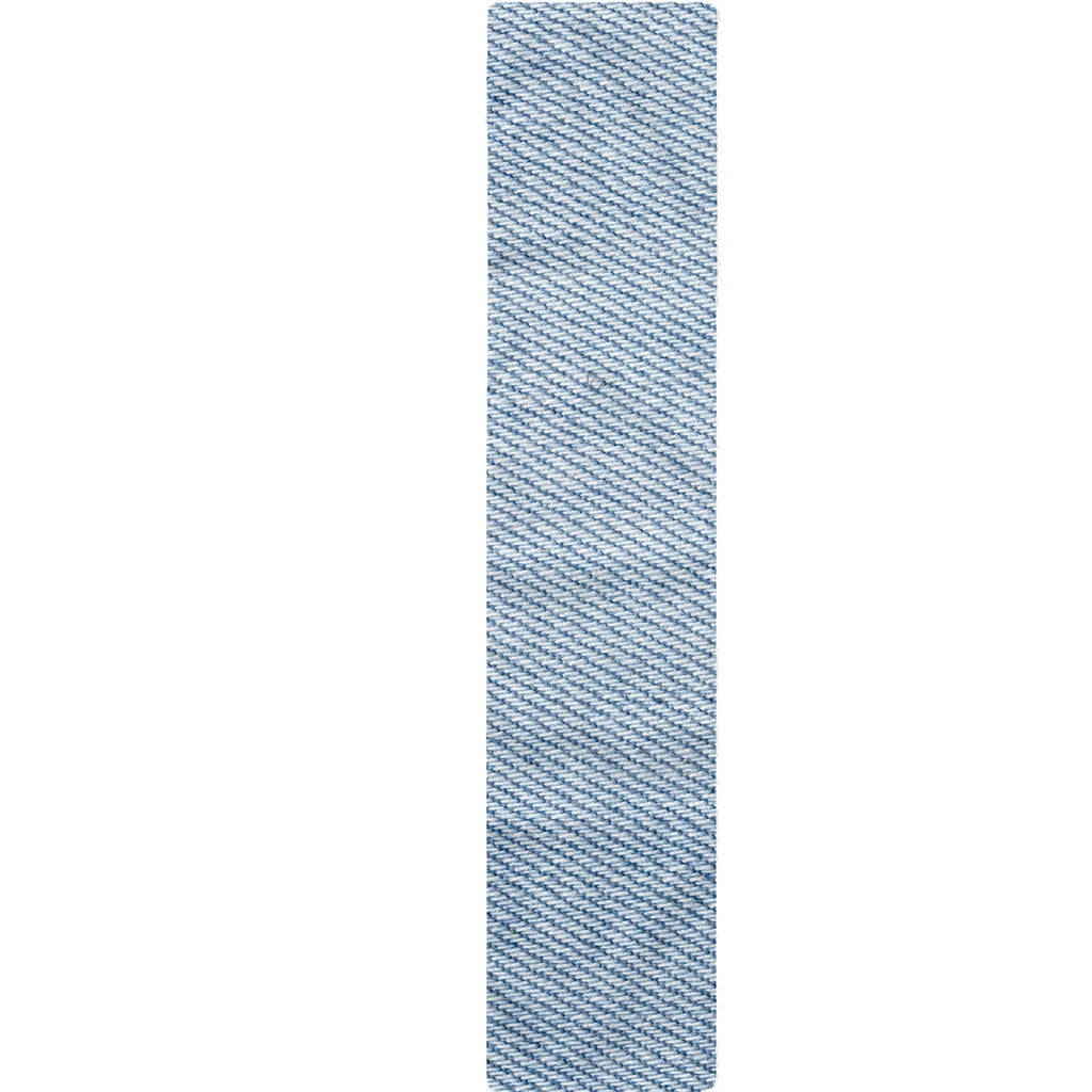 Light Blue Denim Jeans Print Table Runner