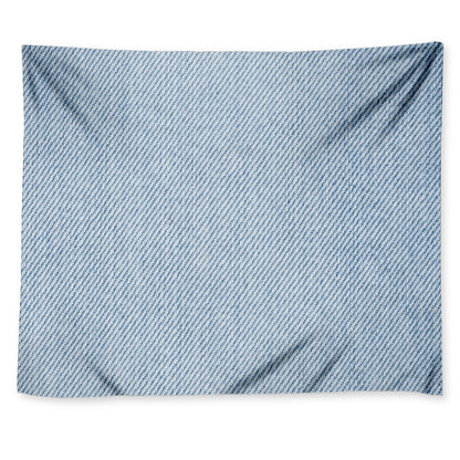 Light Blue Denim Jeans Print Tapestry