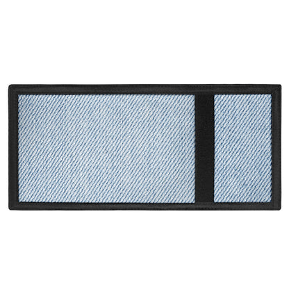 Light Blue Denim Jeans Print Trifold Wallet