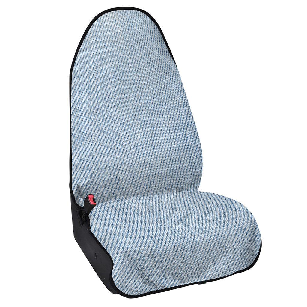 Light Blue Denim Jeans Print Waterproof Car Seat Cover