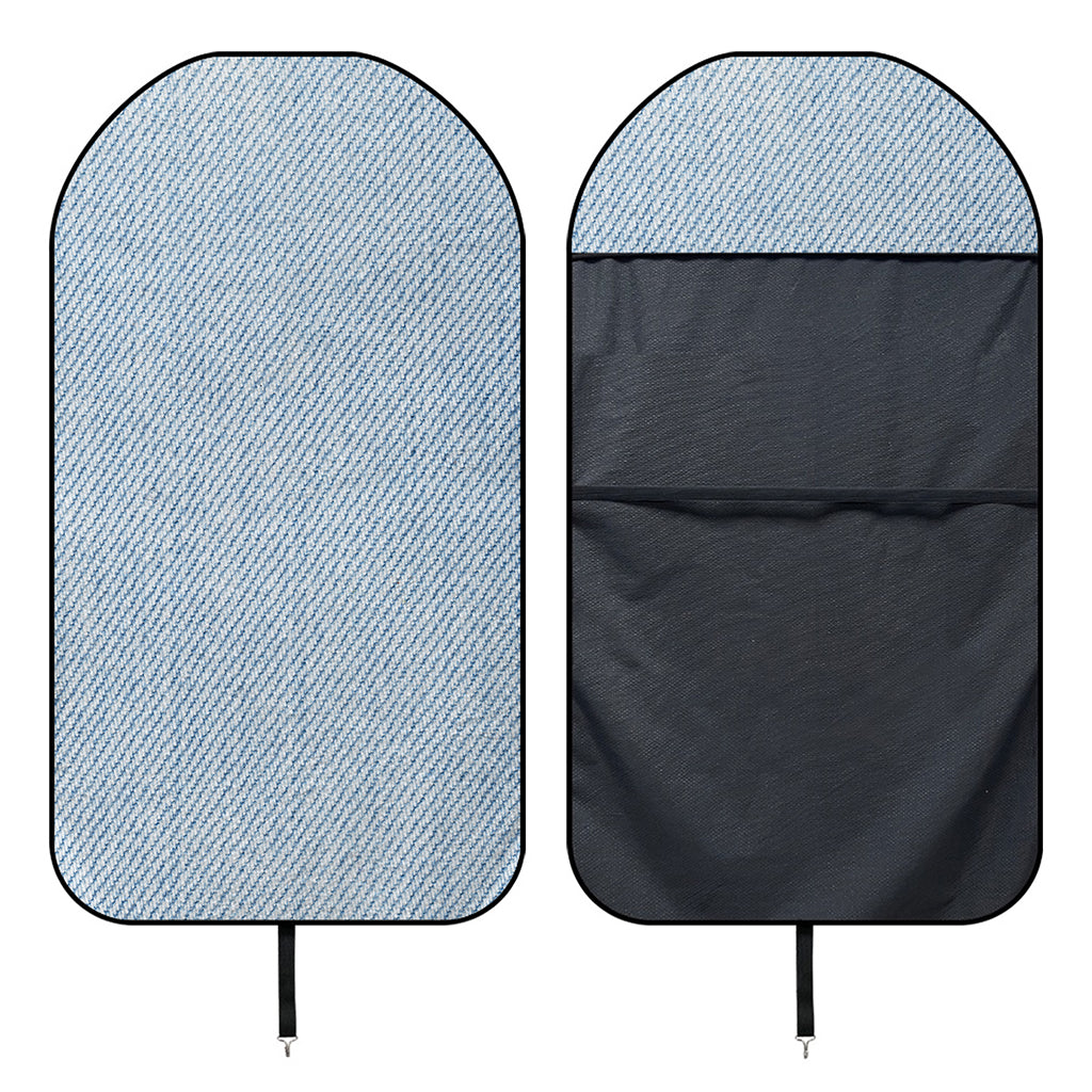 Light Blue Denim Jeans Print Waterproof Car Seat Cover