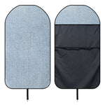 Light Blue Denim Jeans Print Waterproof Car Seat Cover