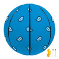 Light Blue Paisley Bandana Print Basketball