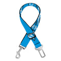 Light Blue Paisley Bandana Print Dog Seat Belt