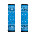 Light Blue Paisley Bandana Print Handle Covers