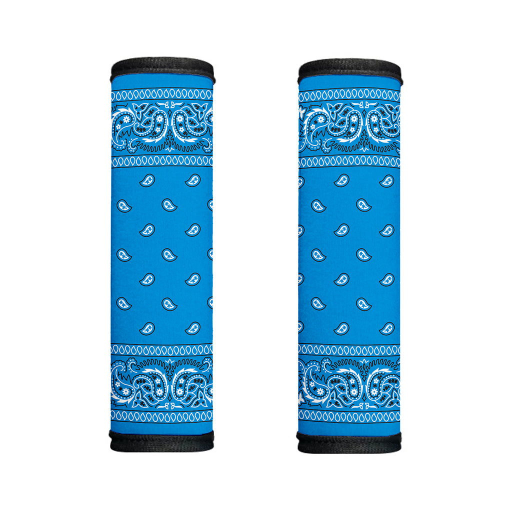 Light Blue Paisley Bandana Print Handle Covers