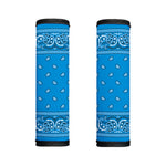 Light Blue Paisley Bandana Print Handle Covers